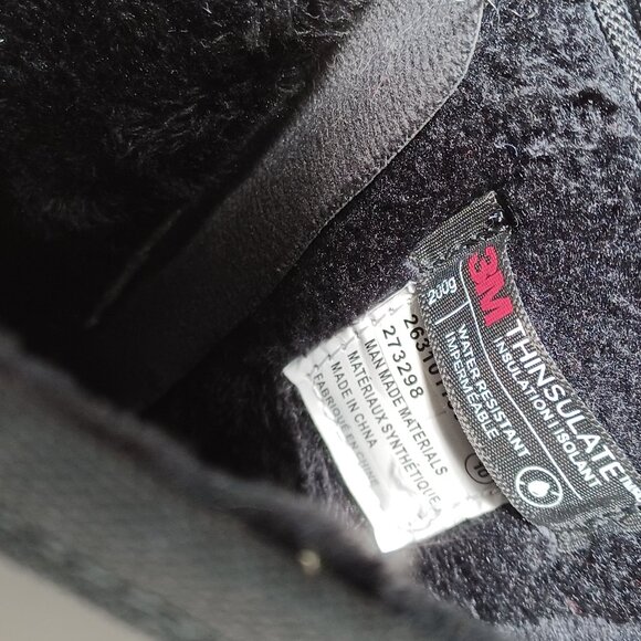 Water resistant 3M thinsulate black boots - Picture 3 of 4